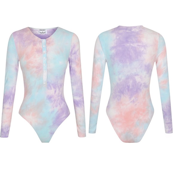 🚨*24 HOUR SALE🚨1 LEFT* Dye Hard Tie Dye Bodysuit - Picture 7 of 7